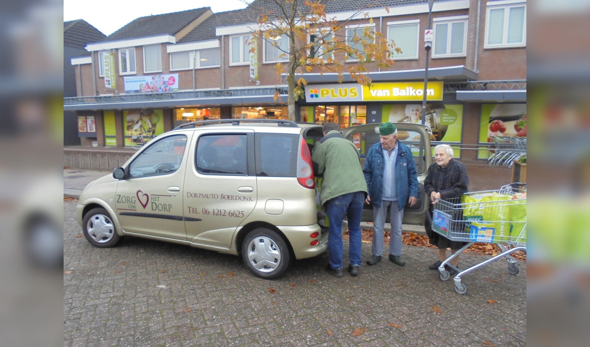 De dorpsauto in Boerdonk wordt vaak gebruikt. 