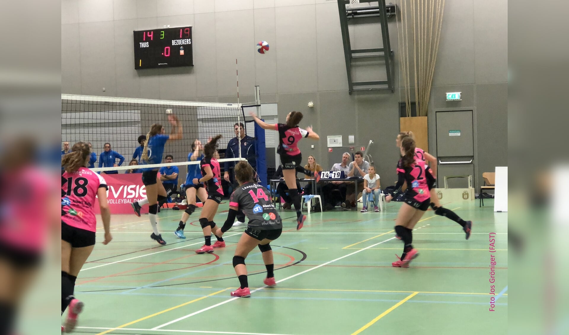 De volleybalsters van FAST nemen het zondag in Sint Anthonis op tegen Talentteam Papendal.