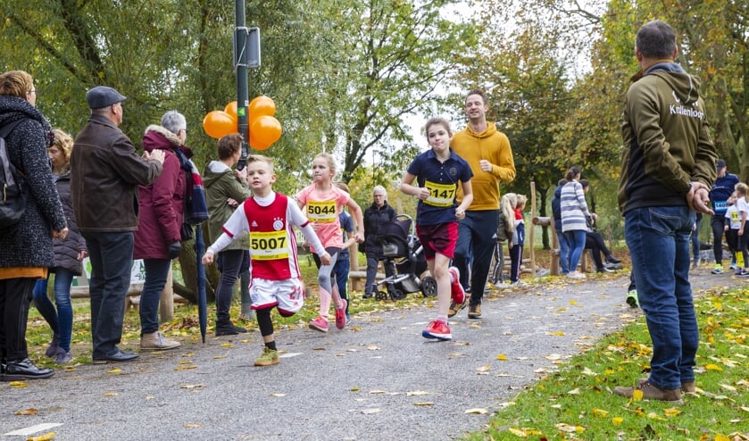 Jong en oud liep mee tijdens de Krollenloop.