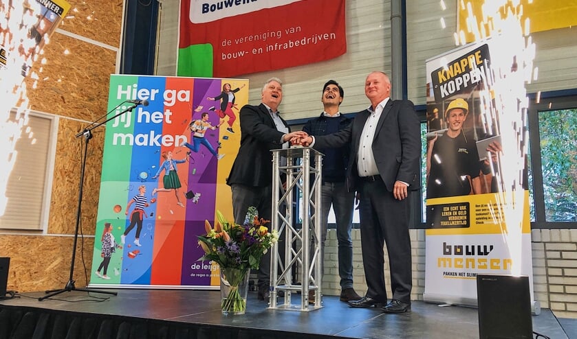 Peter Postma, Rob Jetten en Hans de Jong.
