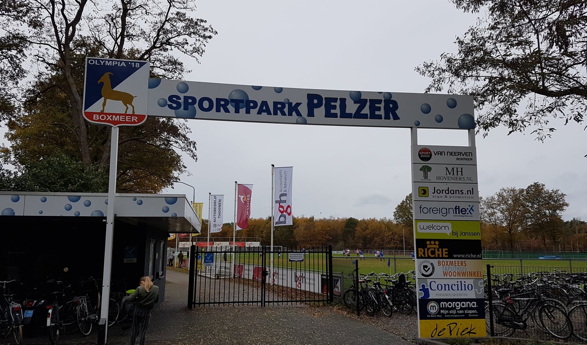 Het sportpark van Olympia'18.