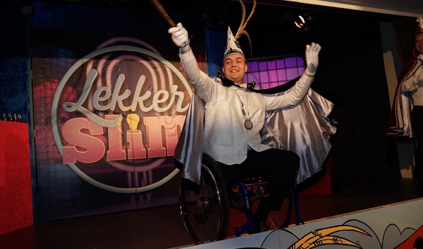 De 62ste Prins van de Leemknejèrs in Oeffelt is Mathijs van Gelder. Prins Mathijs d'n Urste zal worden vergezeld adjudant Wessel en hofdame Debbie. (foto: Bart Coenen)