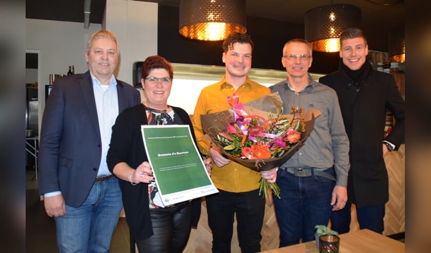 Sjors Dollevoet is winnaar geworden van de Ondernemersprijs Mill en Sint Hubert.