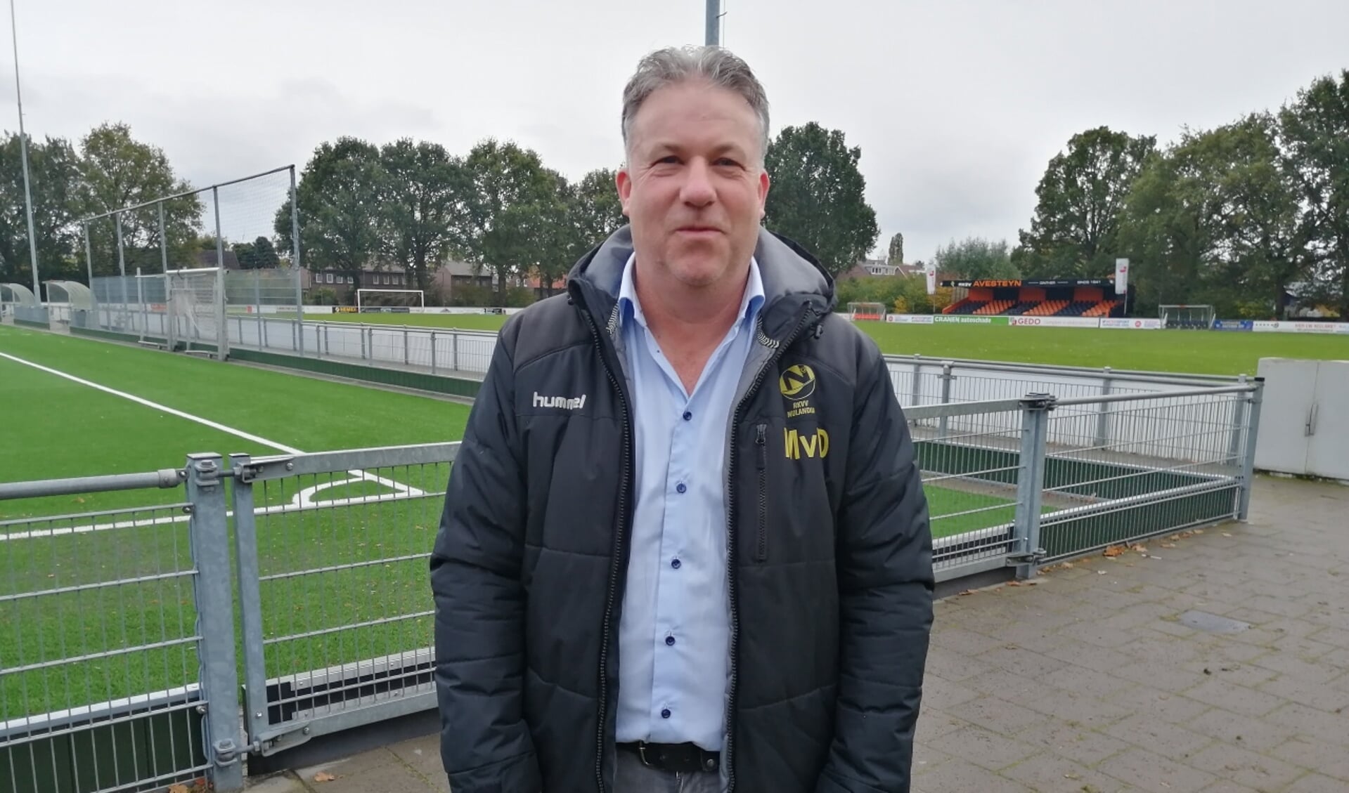Nulandia-trainer Marc van Delft.