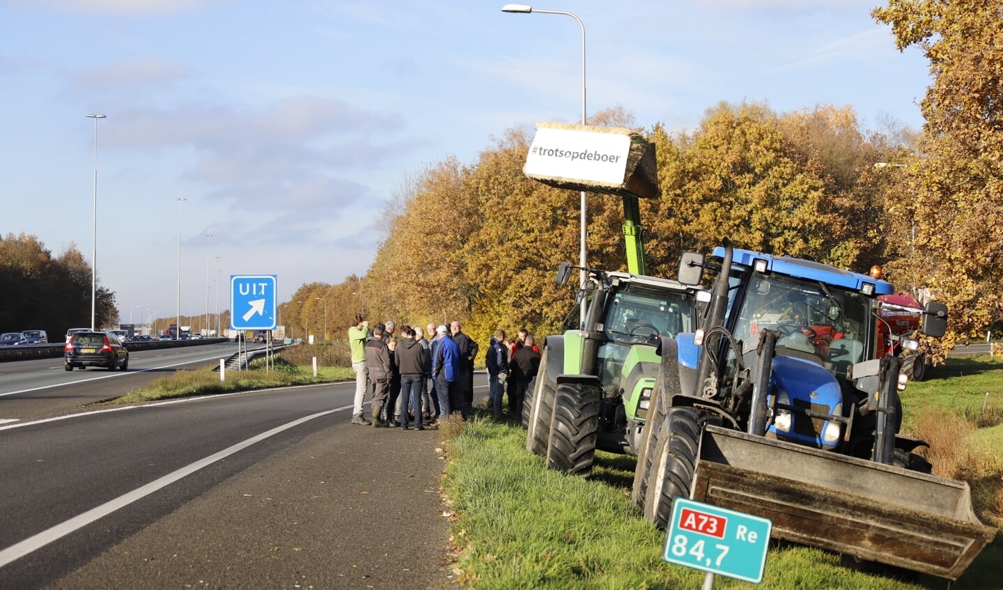 Net als in november 2019 wilden de boeren ook in juli protesteren. (Foto: SK - Media)