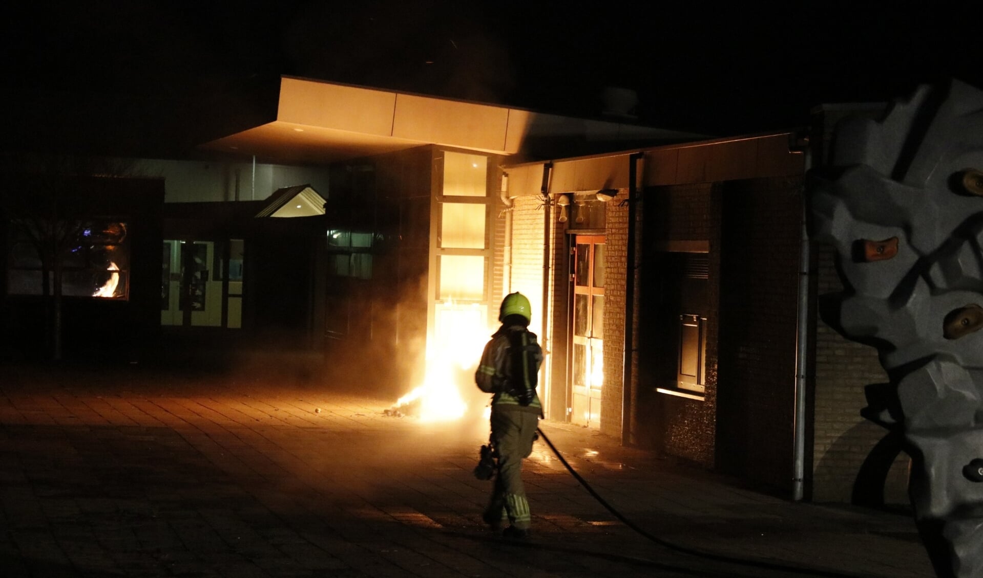 Brand aan de Picardie in Gennep.