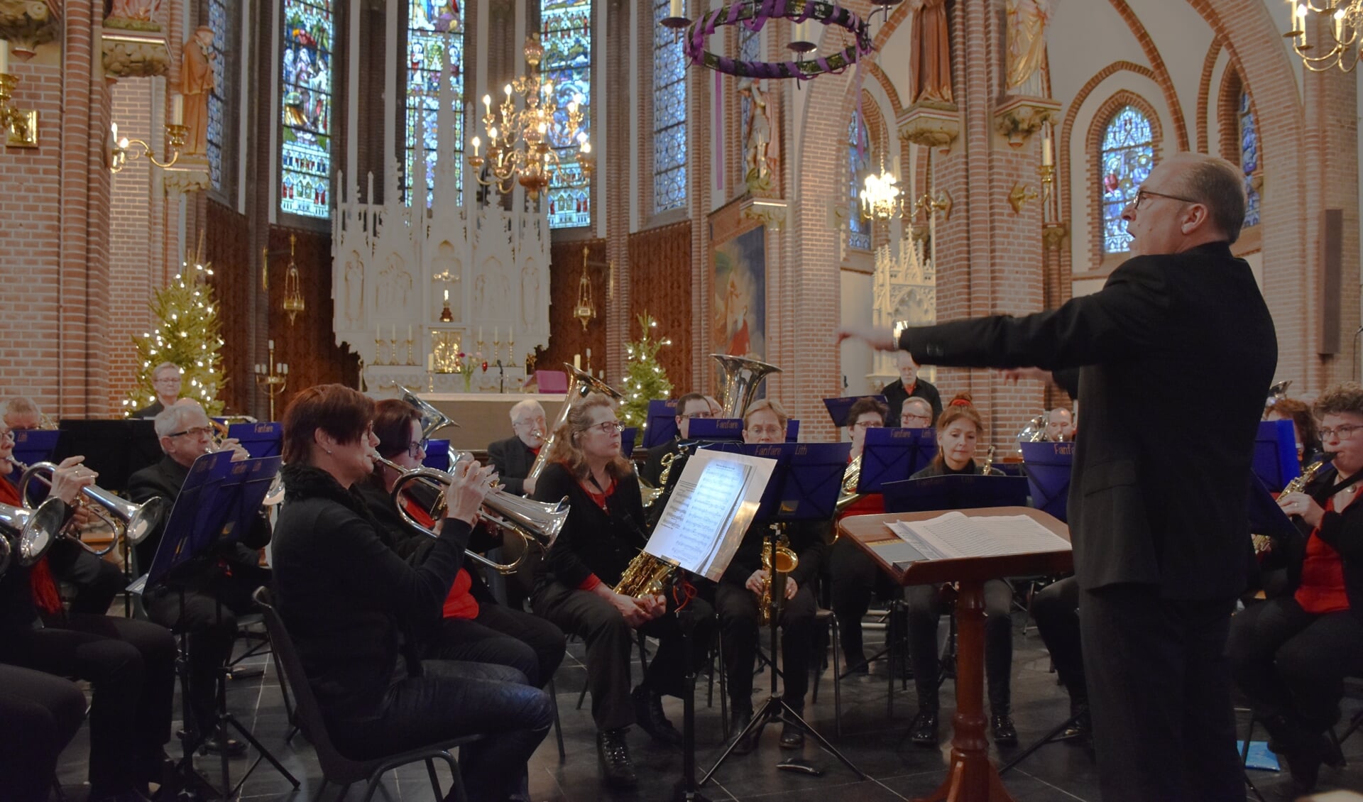 Het Kerstconcert van Fanfare Lith in 2017 in de Sint Lambertuskerk.