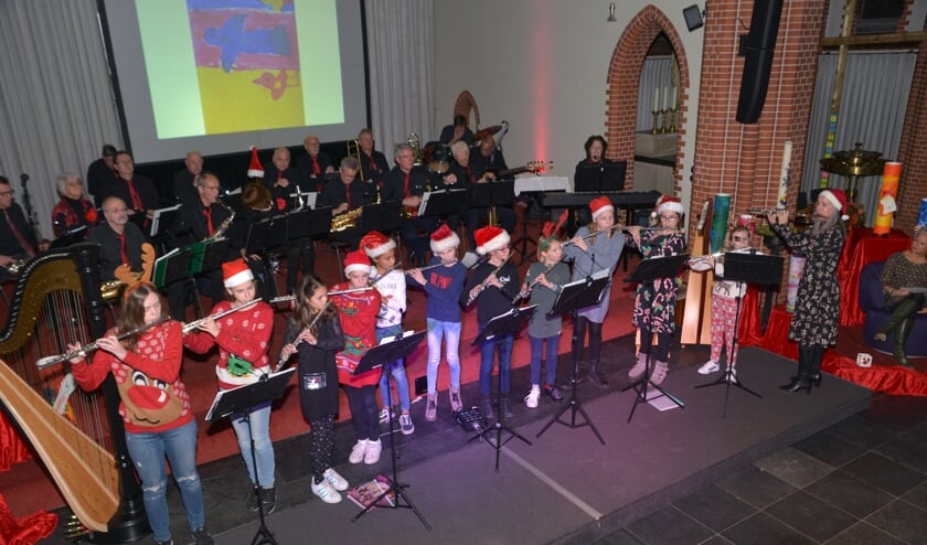 Het kerstconcert vorig jaar. (foto: Henk Lunenburg)