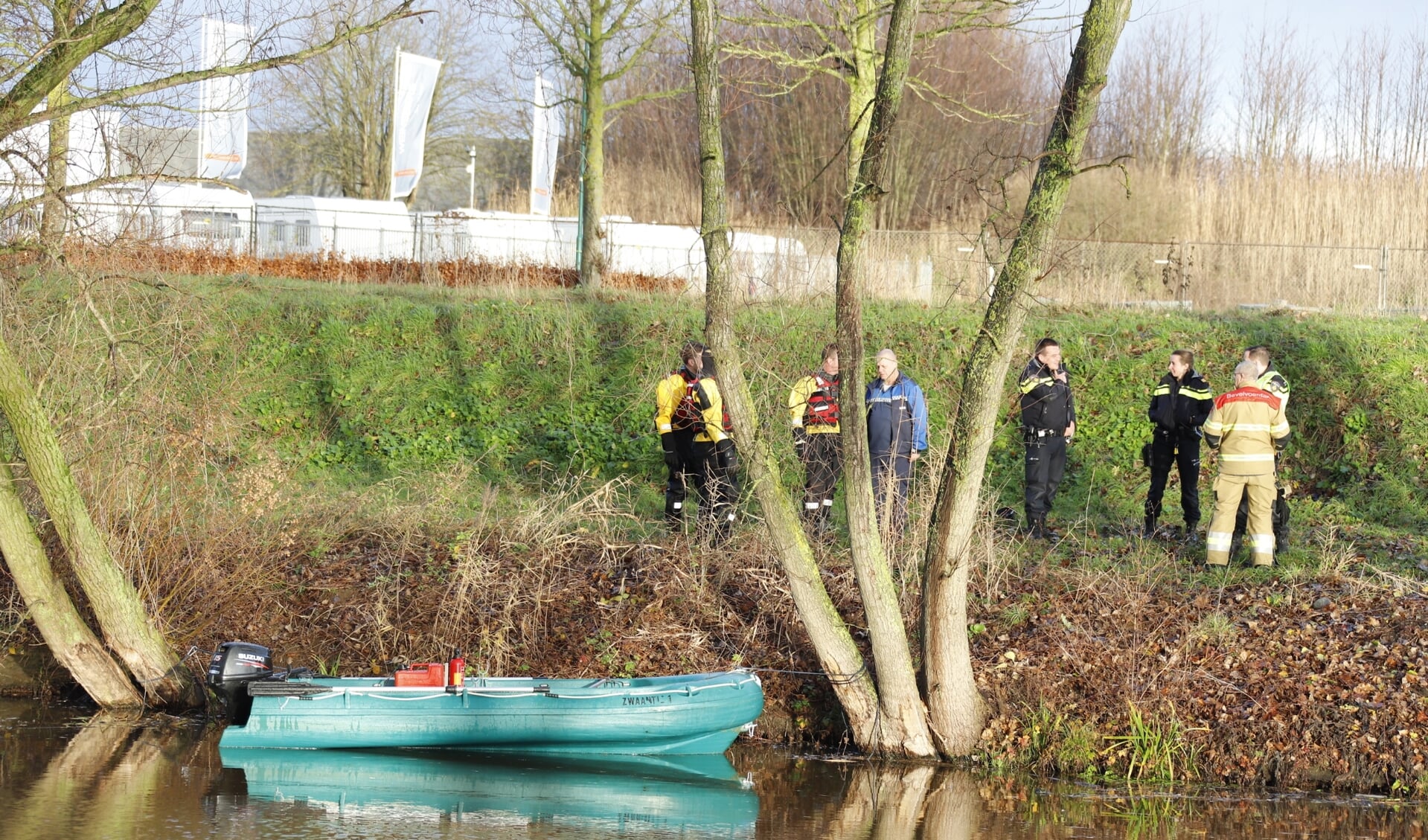 Stoffelijk overschot gevonden in de Raam bij Grave.