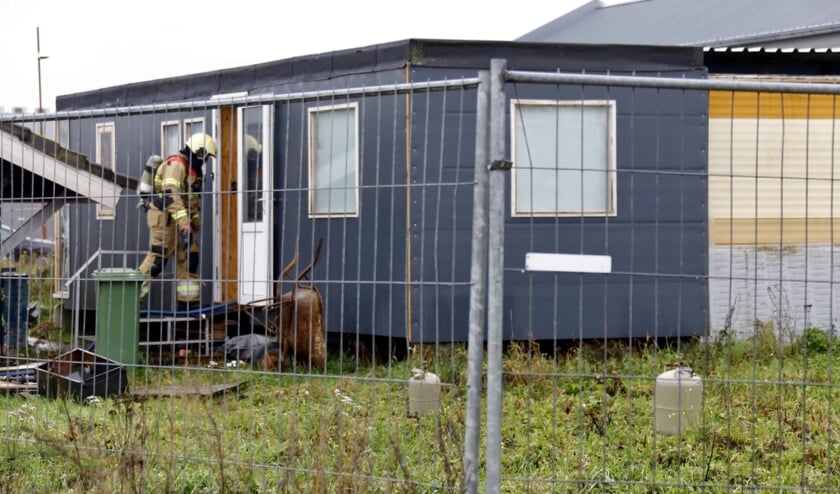 Brand in tijdelijke woning in Beugen.
