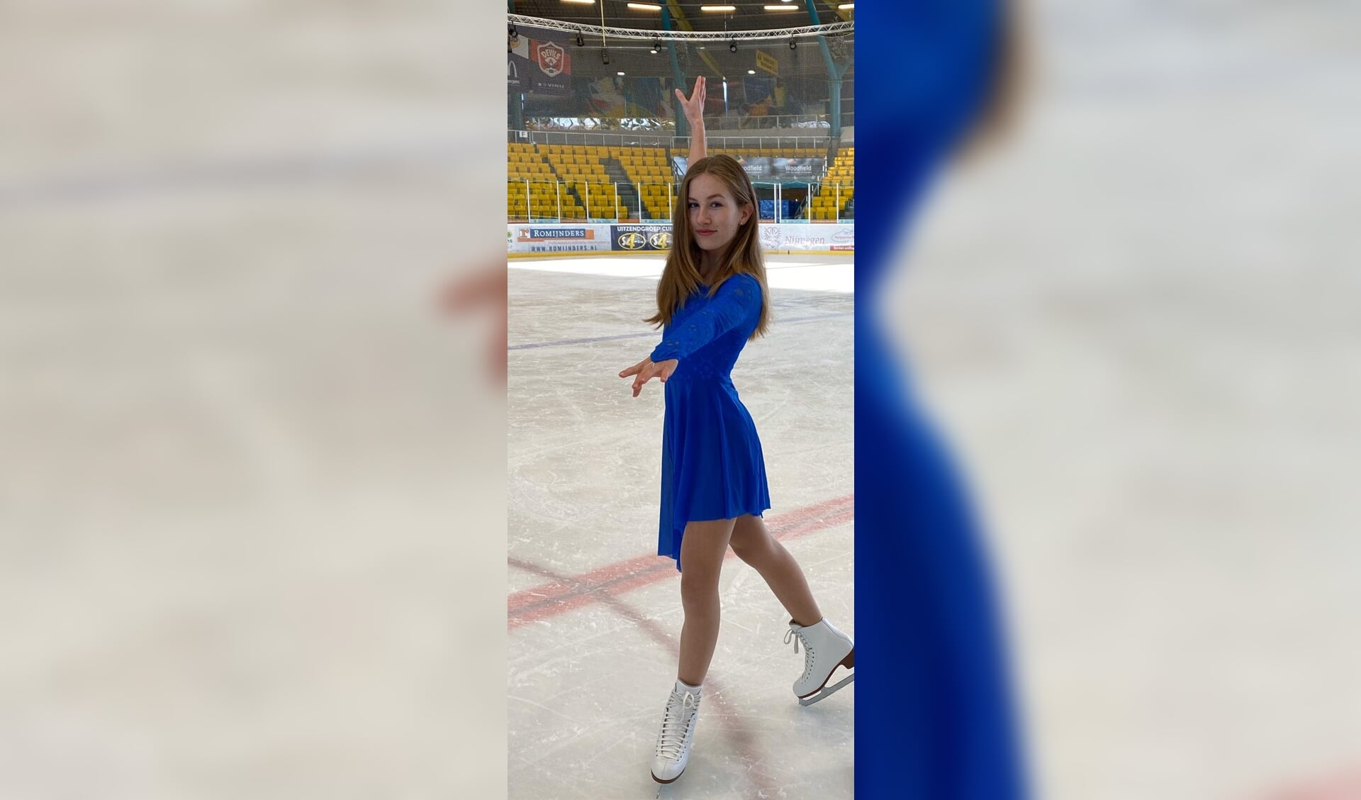 Elisa Theunissen uit Cuijk zal ter gelegenheid van de opening van Cuijk on Ice een kür schaatsen op de Cuijkse ijsbaan.
