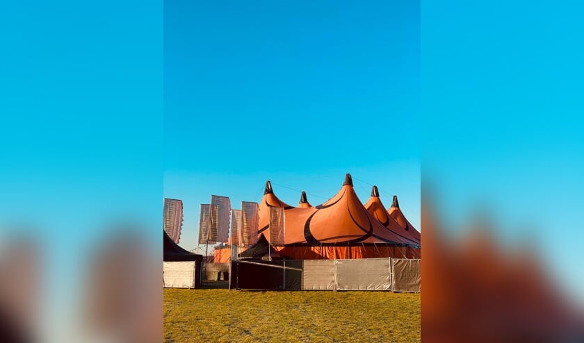 Dit is de tent van dit jaar.