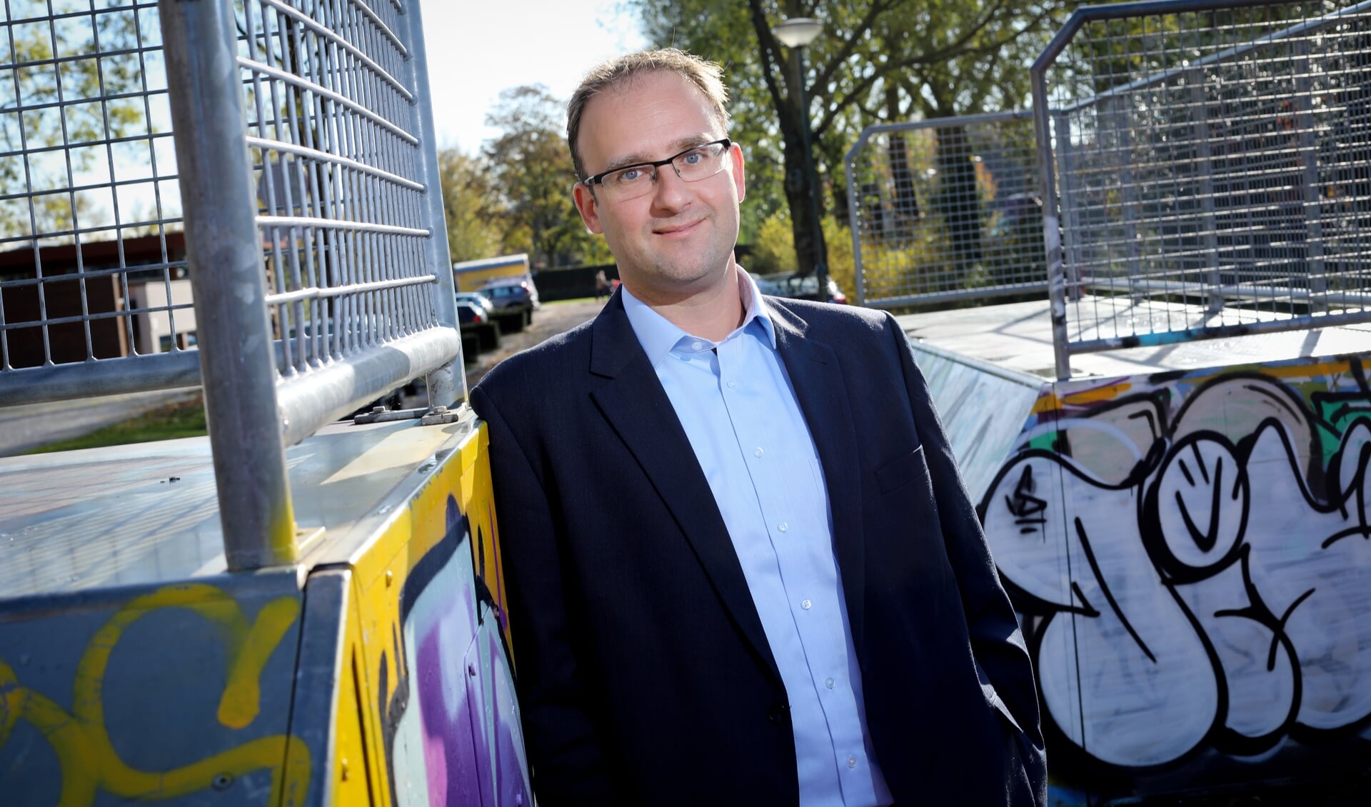 Menno Roozendaal is wethouder Werk, jeugd en cultuur.