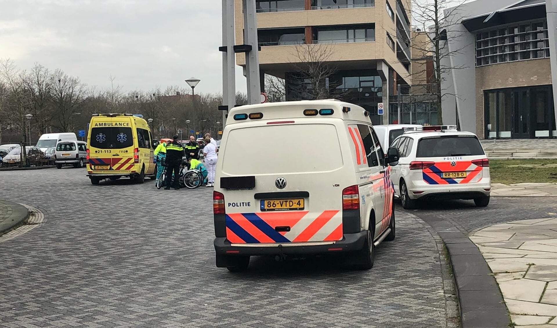 Man zwaargewond na ongeval in Medicijnstraat