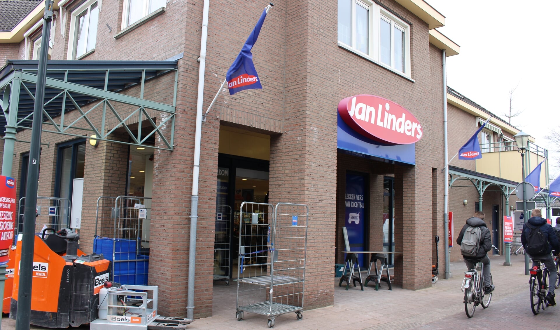 De feestelijke opening van Jan Linders stond voor woensdag gepland, maar gaat niet door. (foto: Aileen van Tilburg)