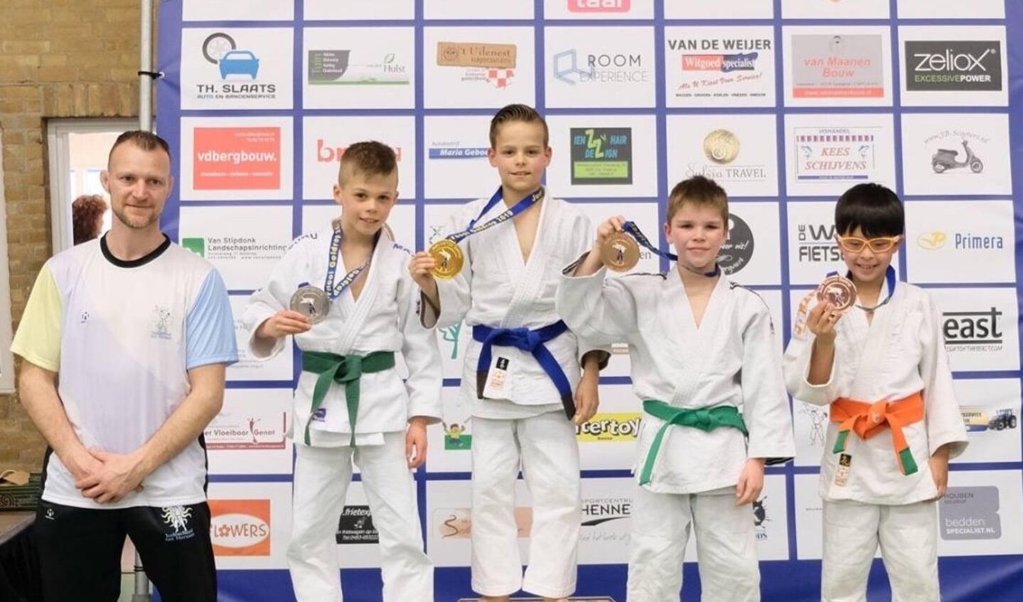 Judoselectie Van Buel Sports zeer succesvol