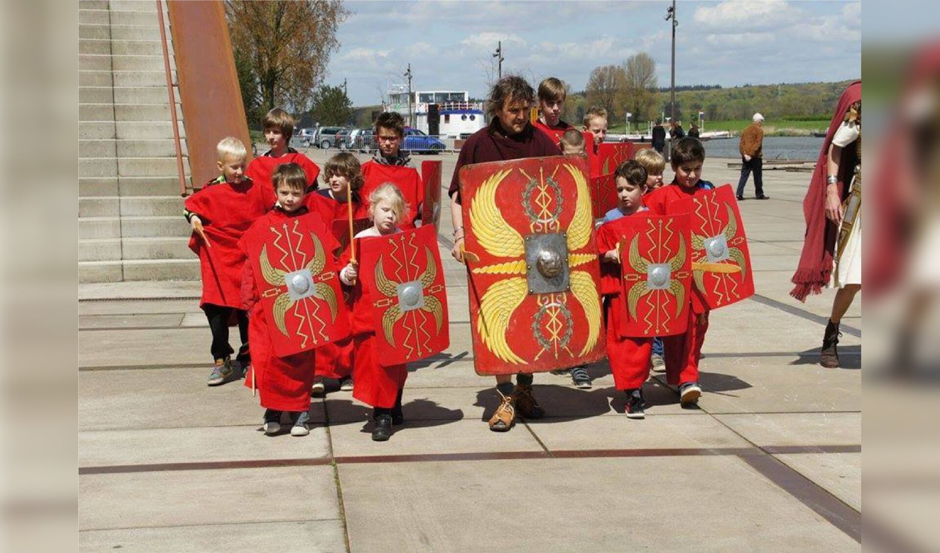De Romeinendag in Cuijk was voorgaande jaren een succes. (archieffoto)