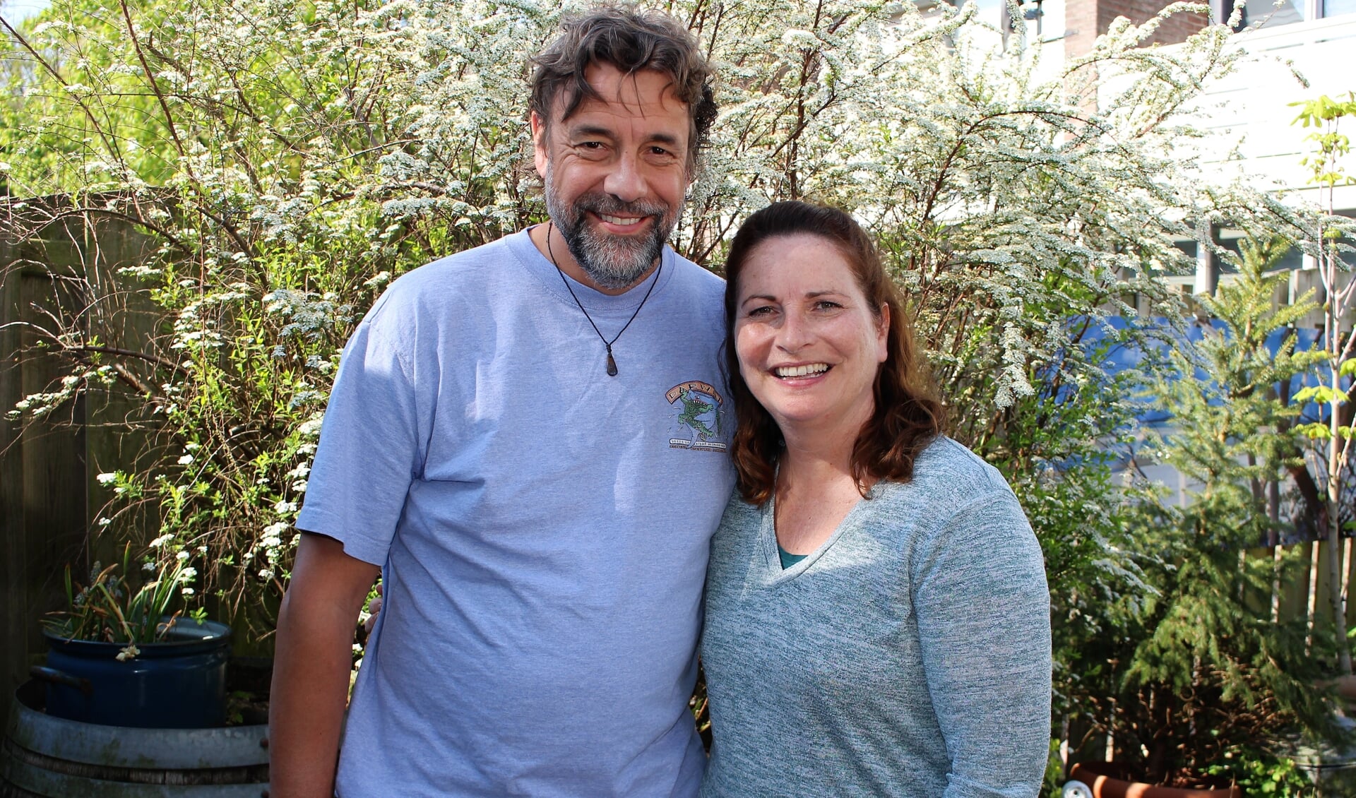 Eric van Schie en Sandra Albers zijn allebei besmet met de QVS-bacterie. (foto: Aileen van Tilburg)