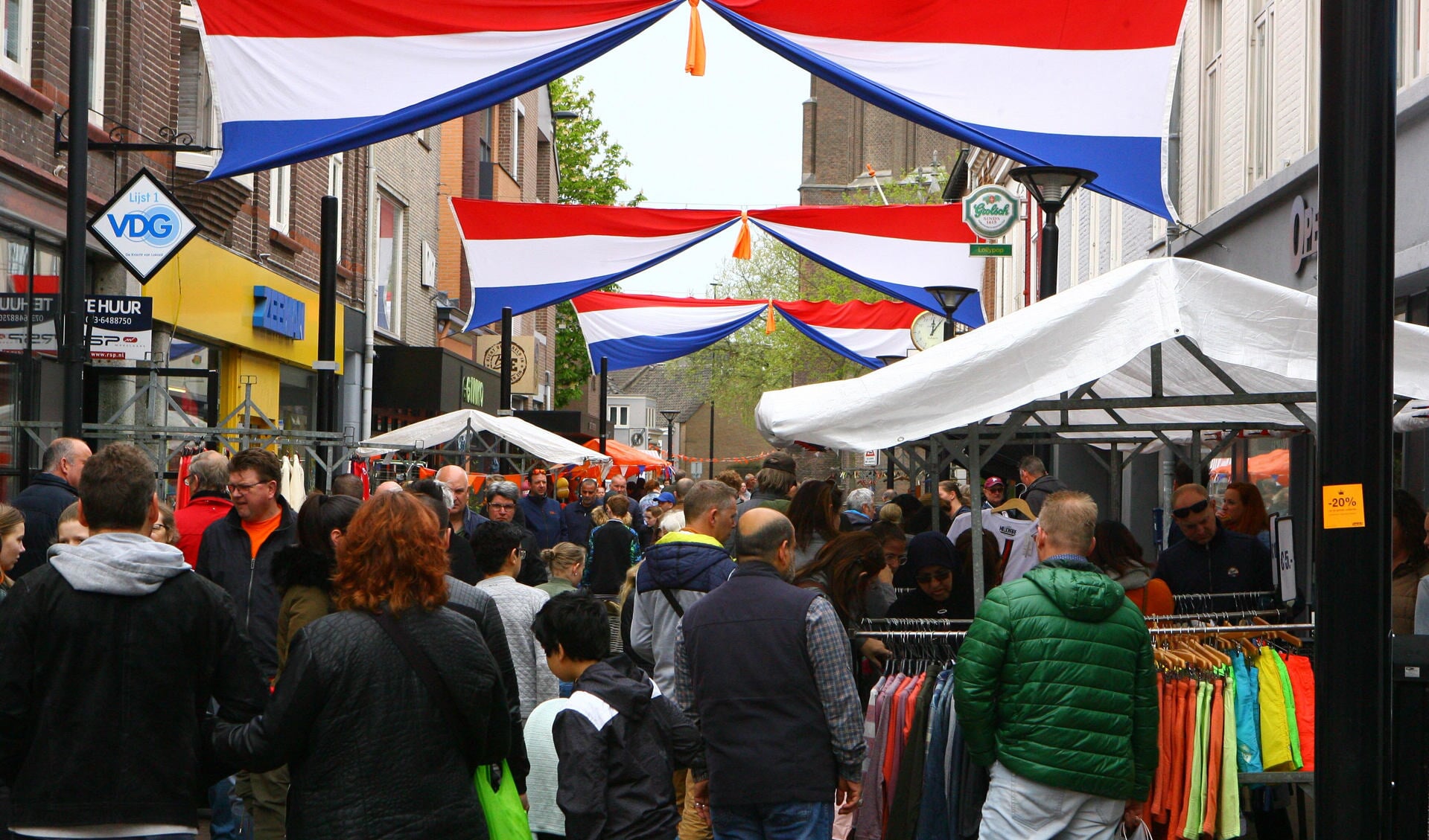 De Koningsmarkt in Oss. (Foto: Hans van der Poel)