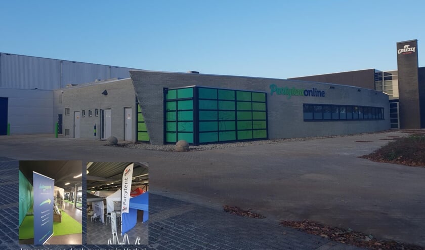 De nieuwe locatie van Partytent-Online in Veghel.