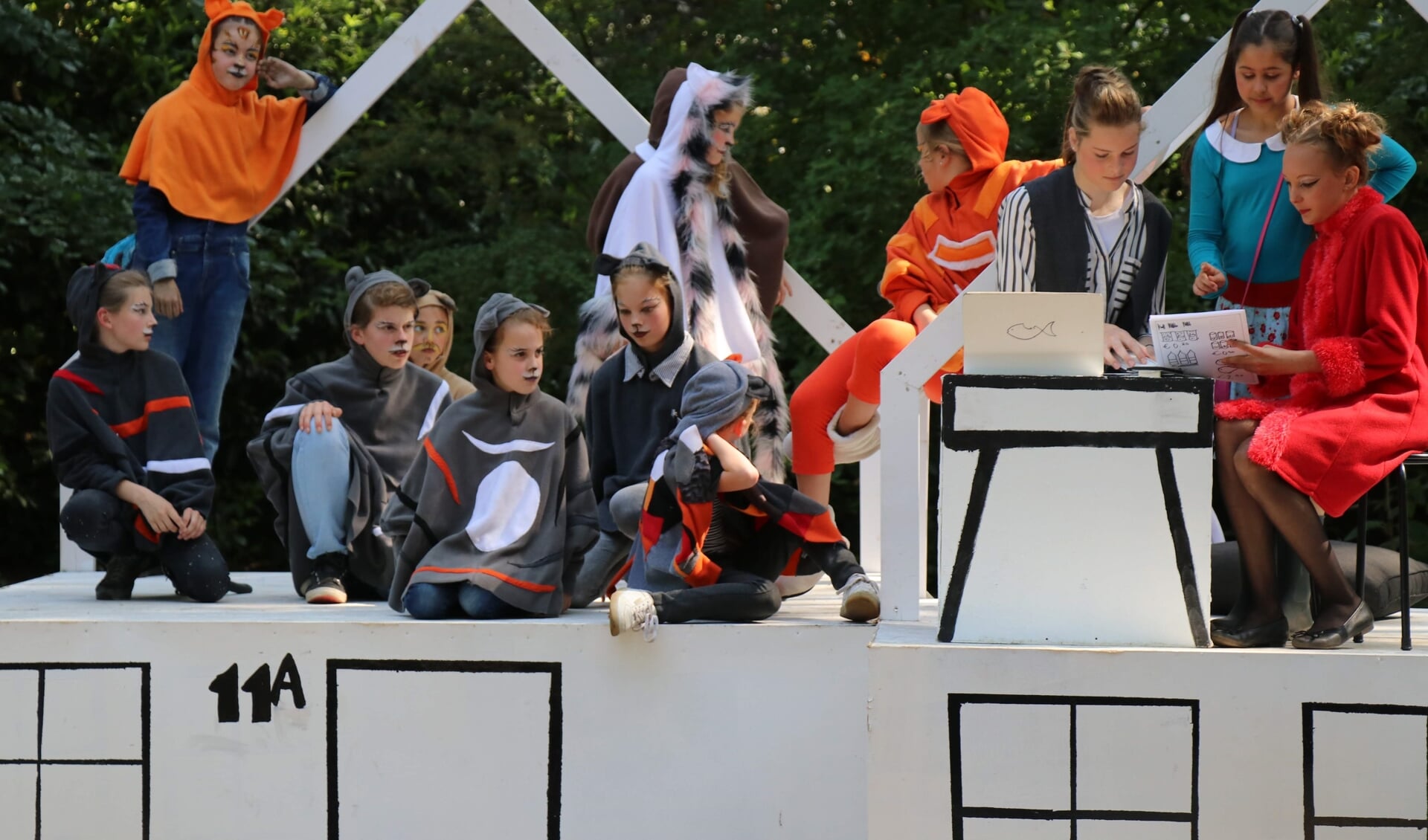 Vorig jaar speelde Hoessenbosch Jeugd de voorstelling Kats. (Foto: Jelle Bender)