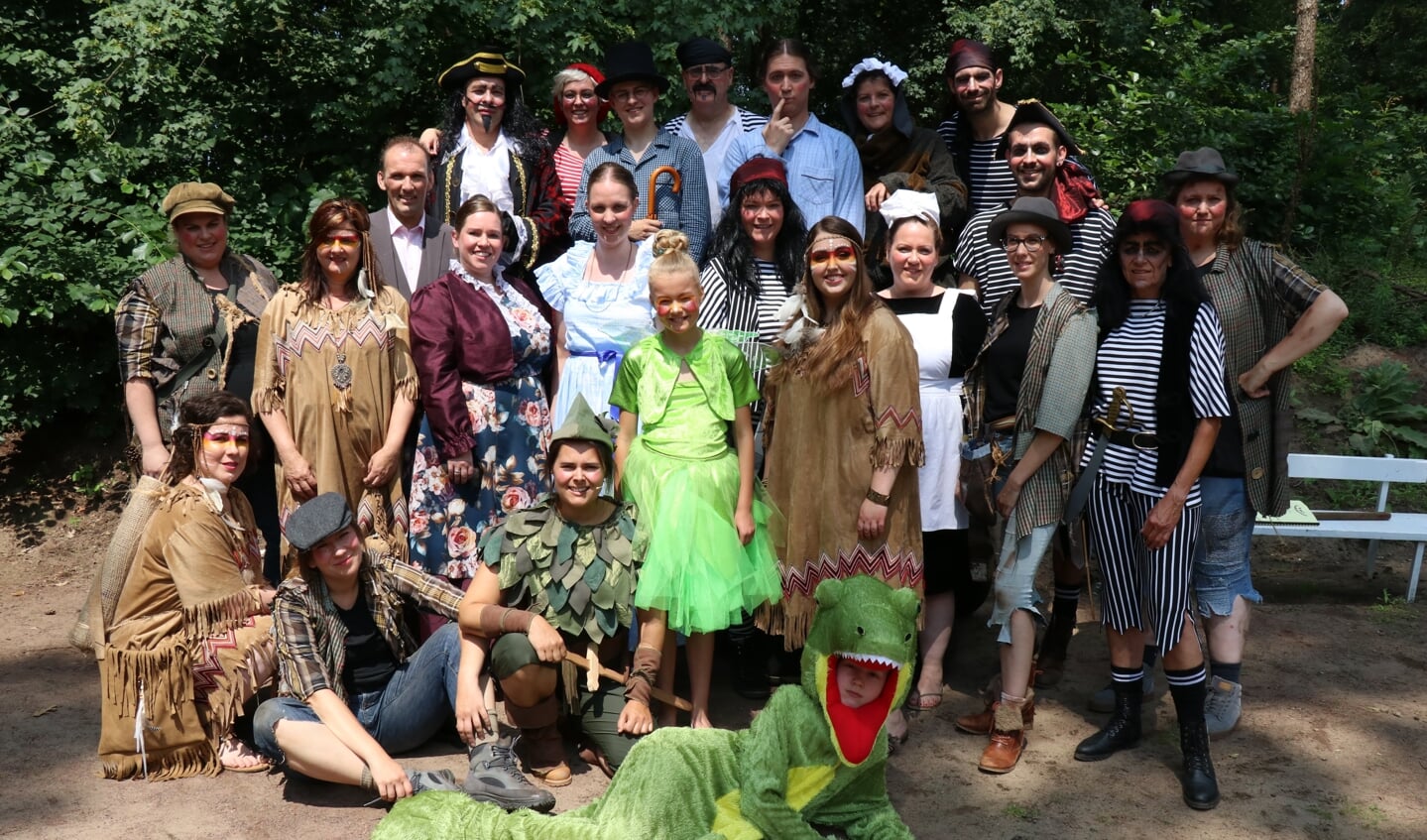 Vorig jaar speelde speelgroep Hoessenbosch de voorstelling Peter Pan. (Foto: Jelle Bender)