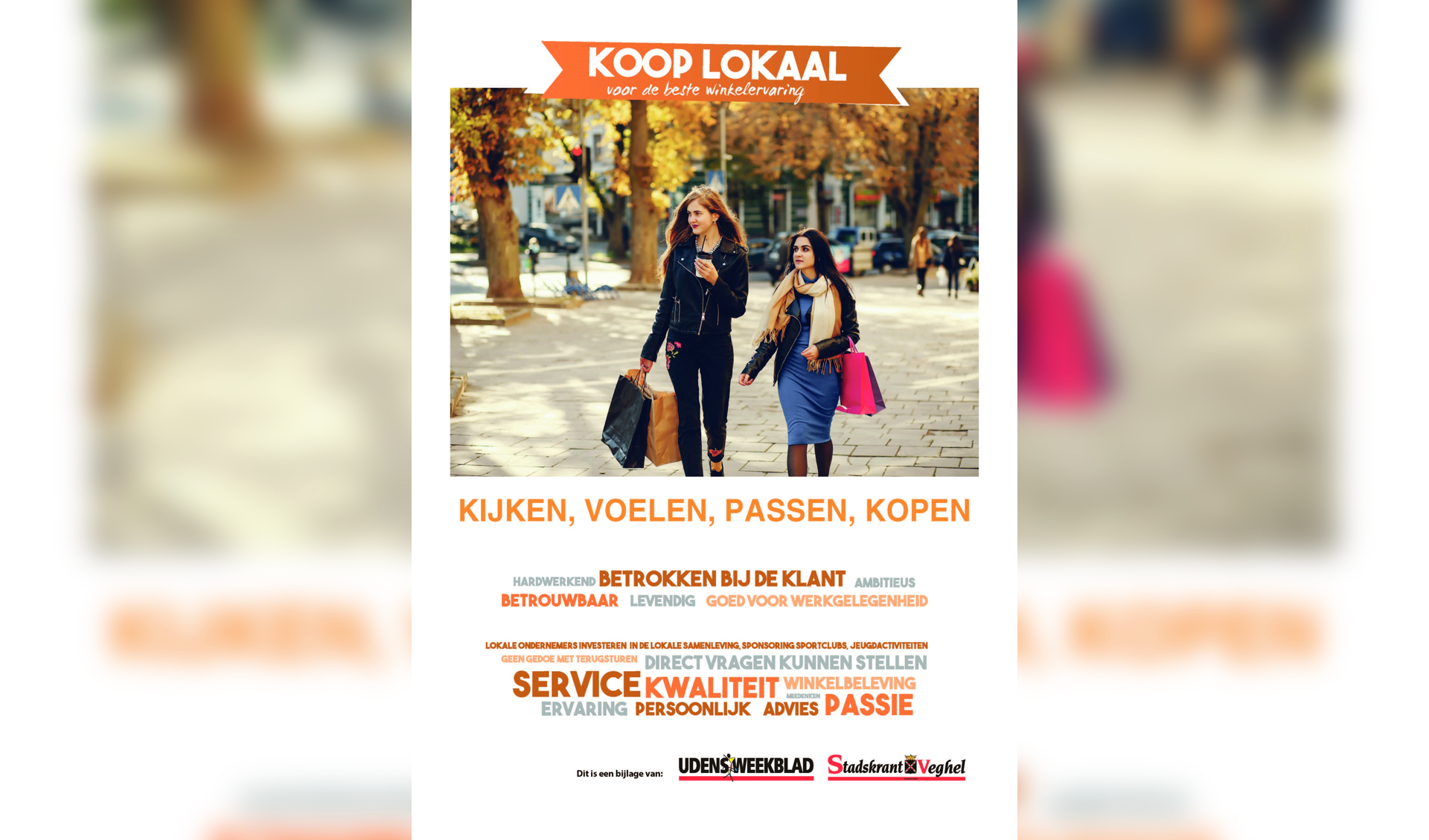 Bij Stadskrant Veghel zit deze week de speciale bijlage 'Koop Lokaal'. 
