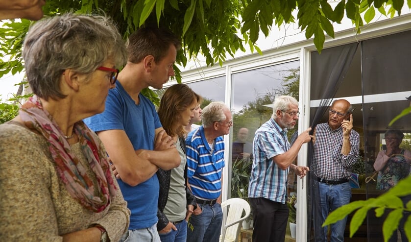 Thematour over aardgasvrij wonen met warmtepomp. (Foto: Leonie van Someren)