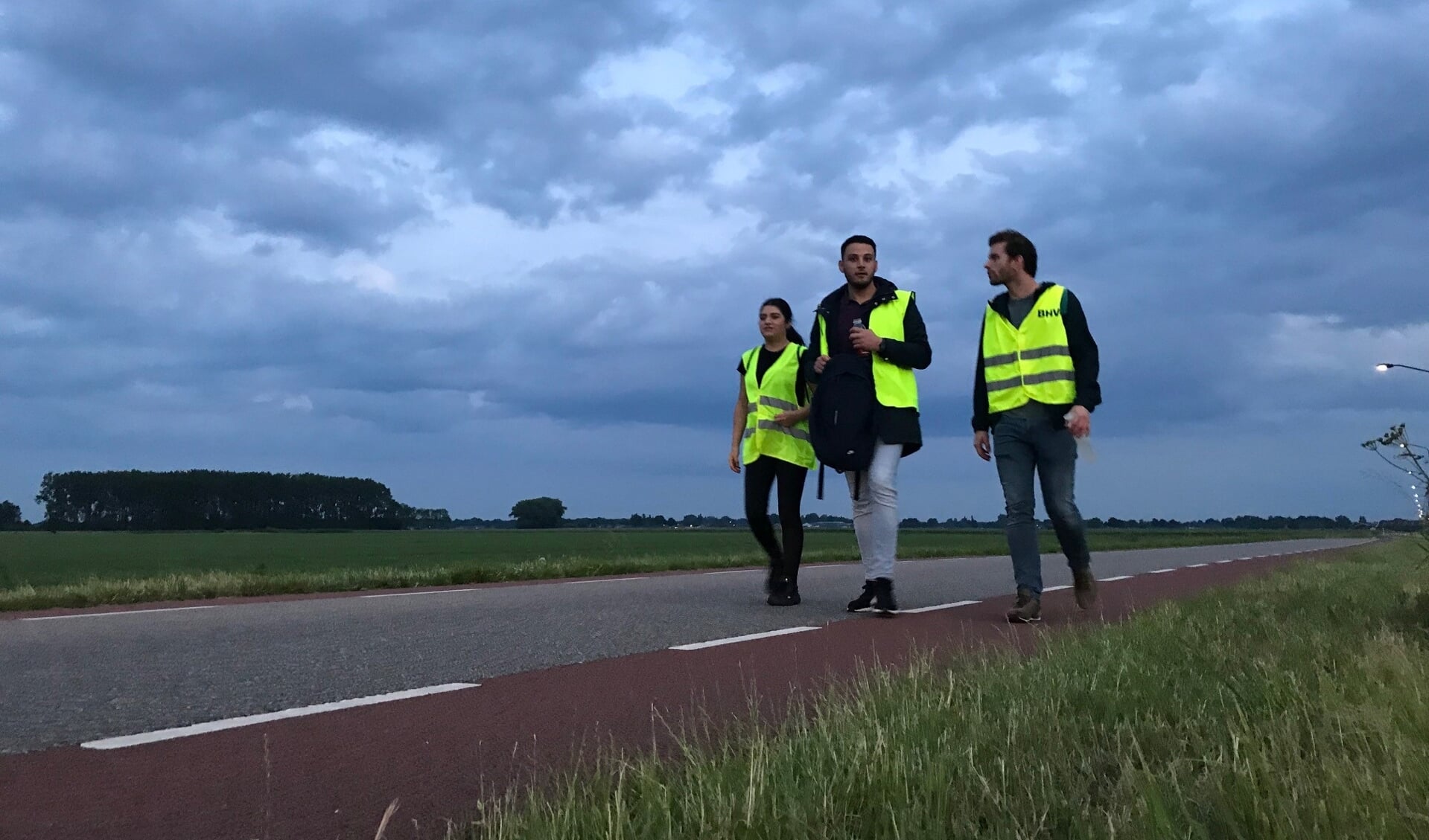 Team Thuis in Oss loopt van 15 op 16 juni de Nacht van de Vluchteling 2019.  