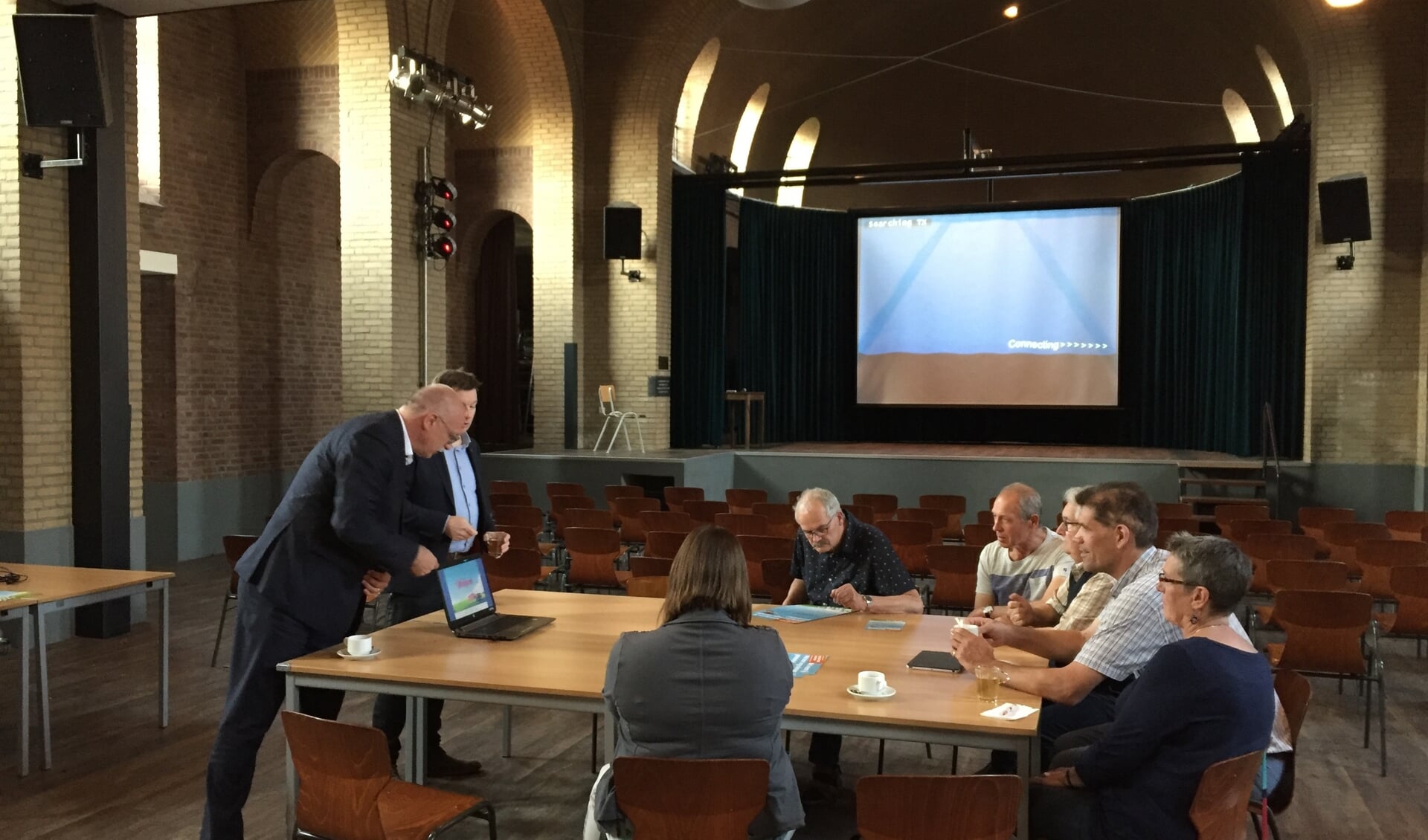 De bijeenkomst over de nieuwe gemeente trok in Vortum-Mullem slechts acht belangstellenden.