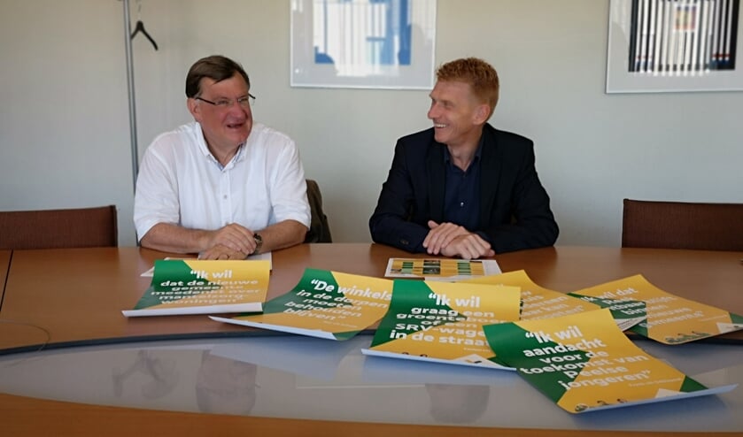 Burgemeester Hellegers en burgemeester Bakermans