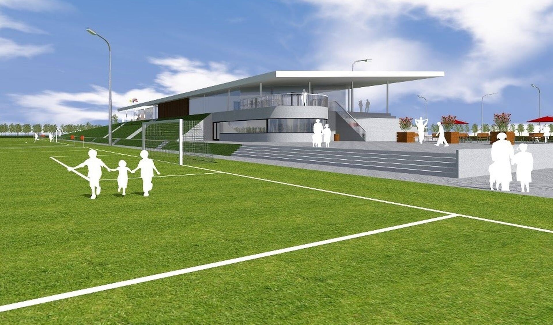 De drie voetbalclubs in de gemeente Grave willen volgend jaar samengaan en een gezamenlijk sportpark betrekken met HC Grave.