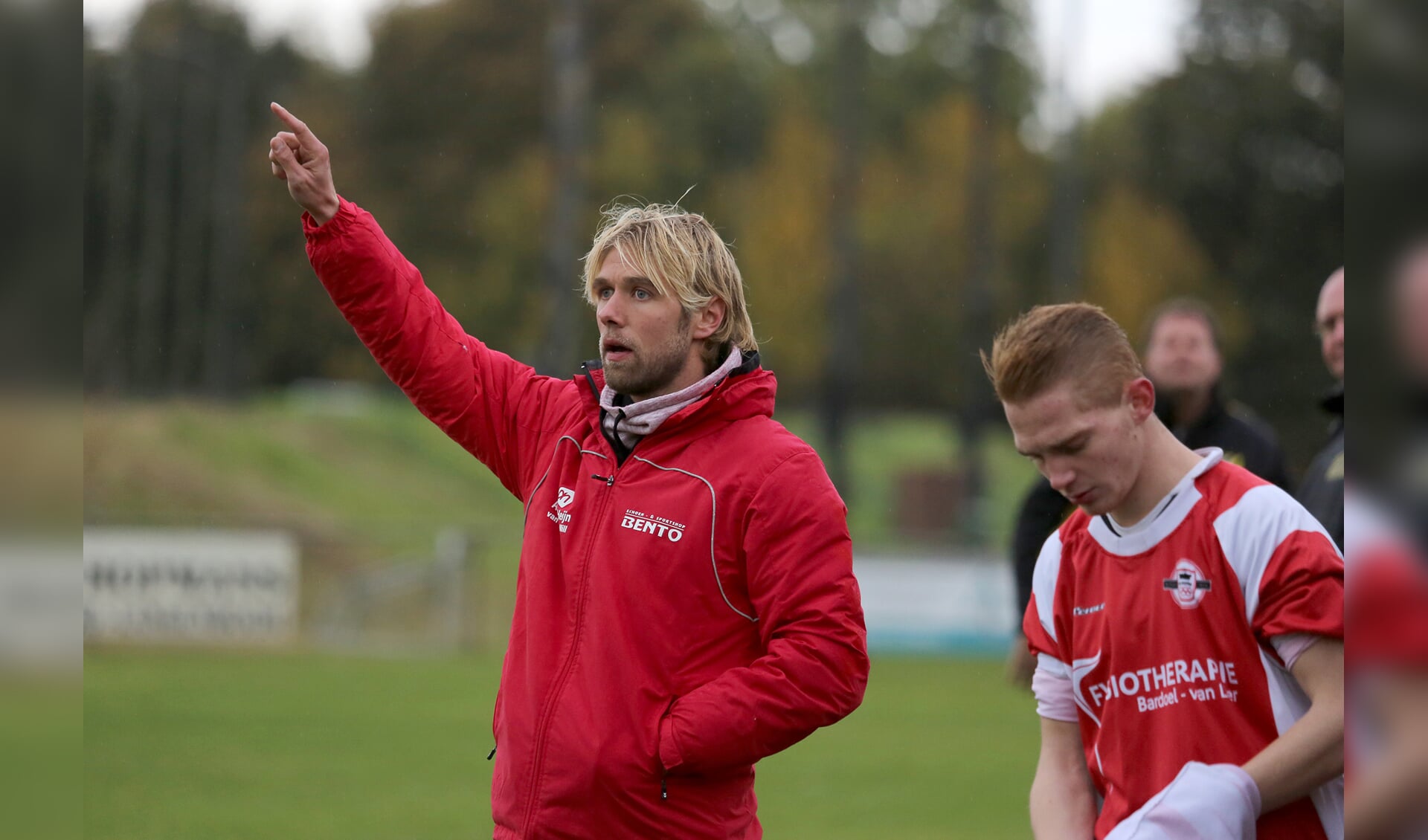 Ivo Rossen dwong bij zijn afscheid als speler-trainer promotie af met Estria. (foto: Matt Gerrits)