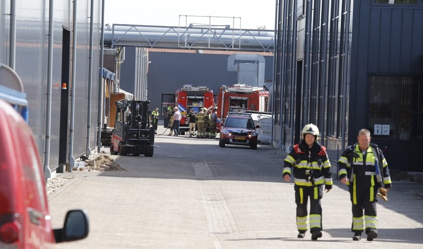 Een brand bij een houtbedrijf in Mill was snel onder controle.