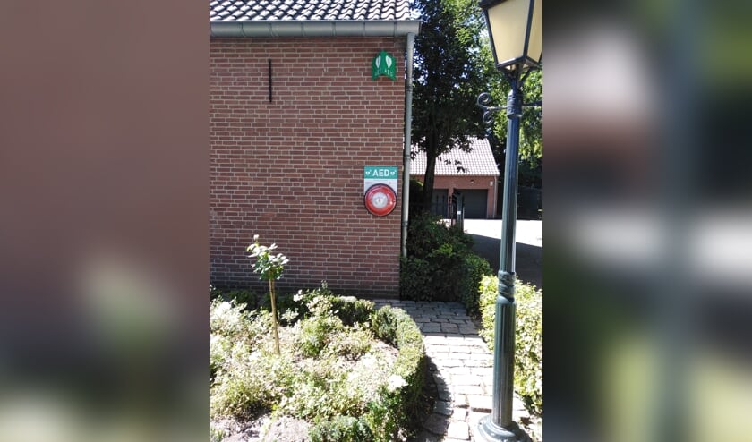 De AED in de Beukelaarstraat.