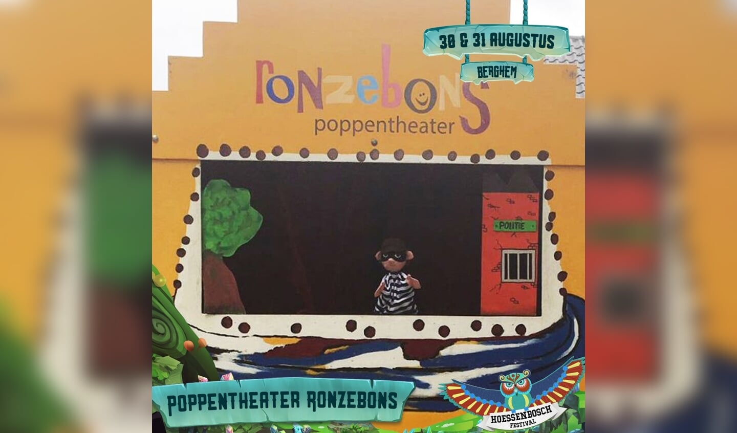 Kinderactiviteiten tijdens Hoessenbosch Festival.