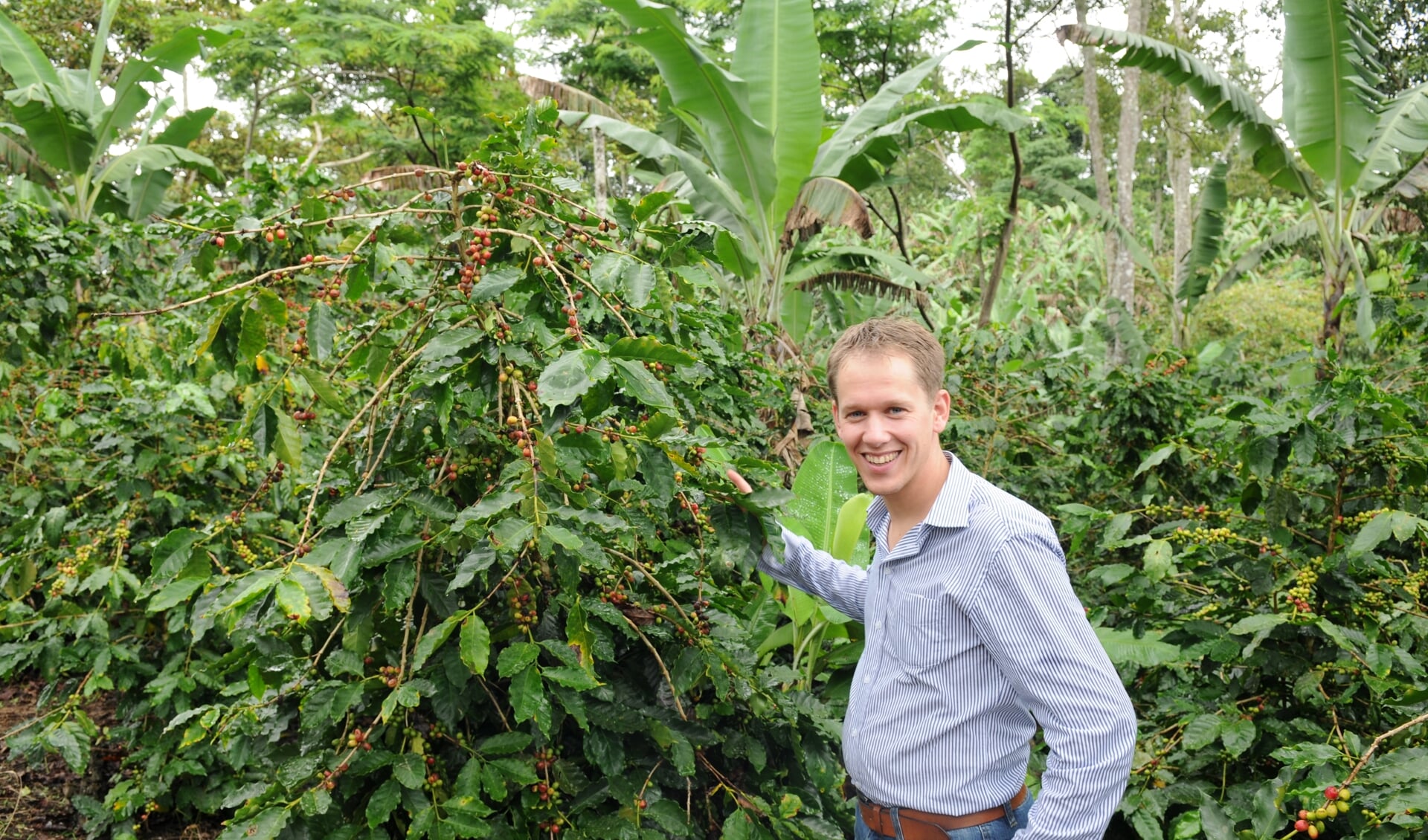 Paul Kaars van Kaars Koffie in Nicaragua. 