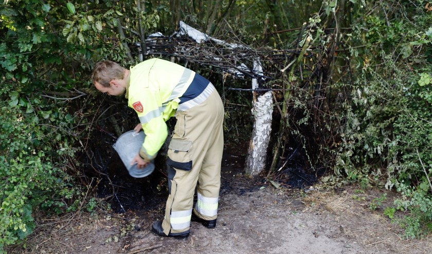 Brandje bij de Radioplassen was snel onder controle.