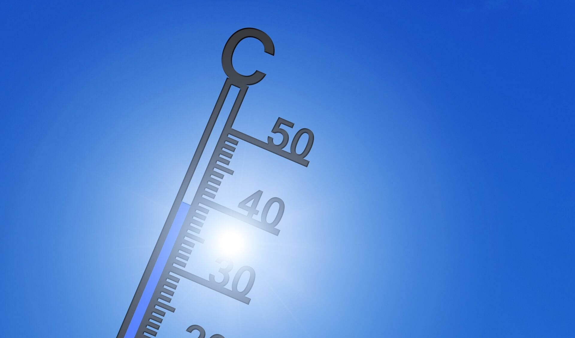 Temperaturen van boven de 30 graden, met uitschieters van rond de 35, kunnen aan de orde zijn. 