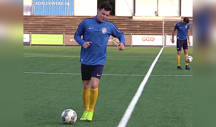Pontus Gitzelov op de Blauw Geel'38 training