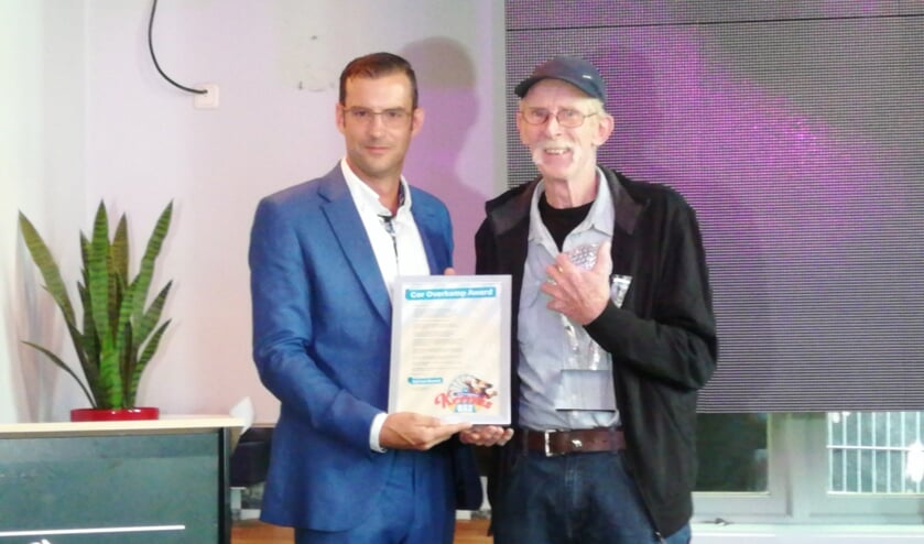 Wethouder Thijs van Kessel en Sjef van Boekel.