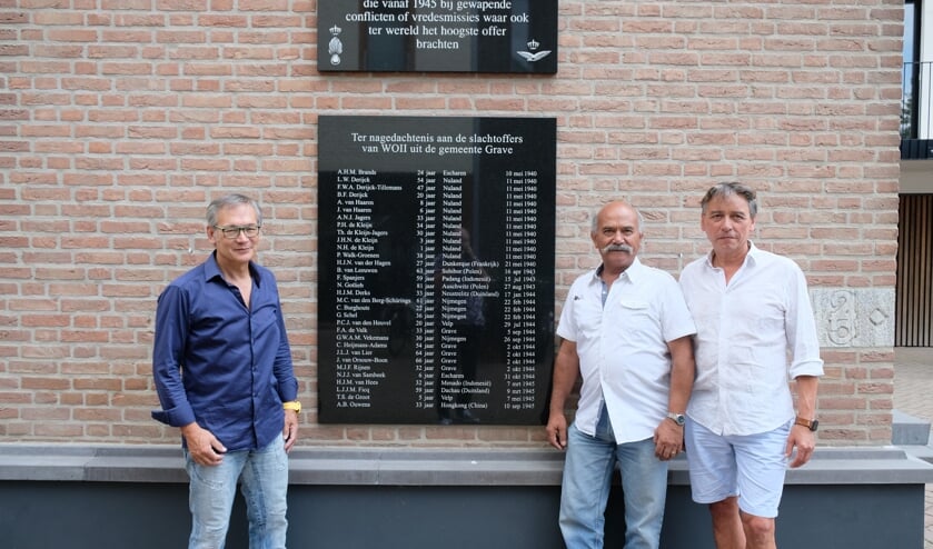 Fred Hulsman, Louis Lefeu en Charley Woesthoff van het Indië