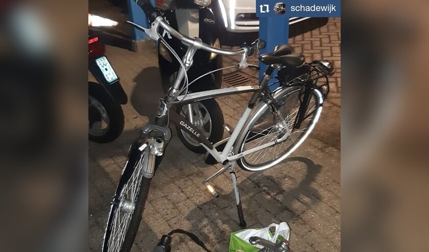 Fietsendief. (Foto: Facebook wijkagenten Schadewijk)