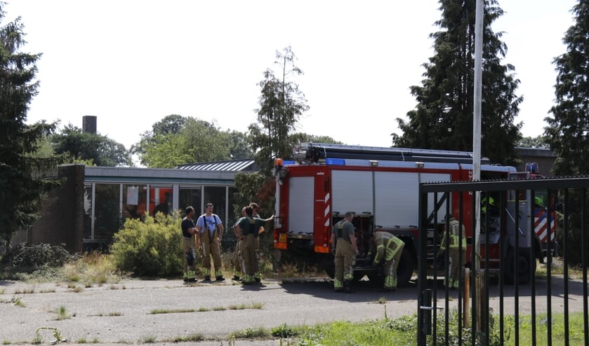 Brand in leegstaand pand.