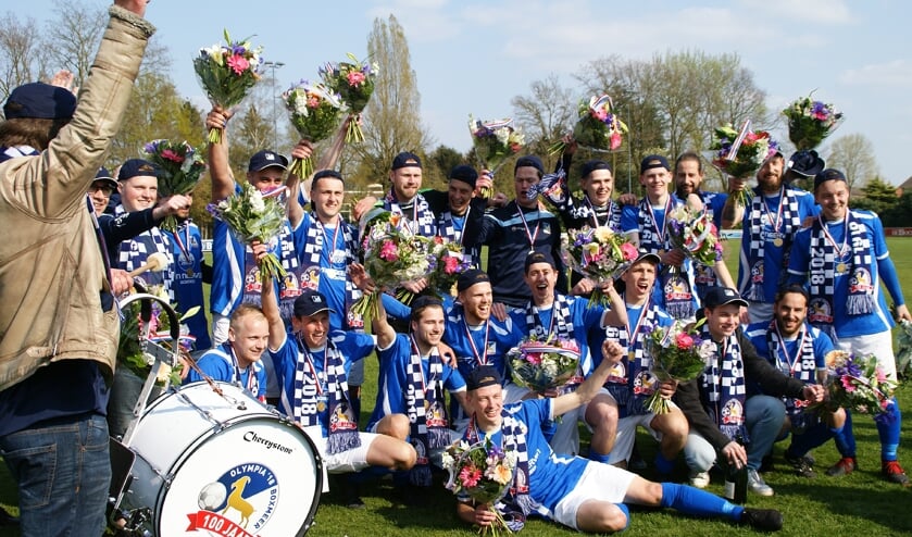 Olympia'18 werd afgelopen seizoen kampioen in de derde klasse.