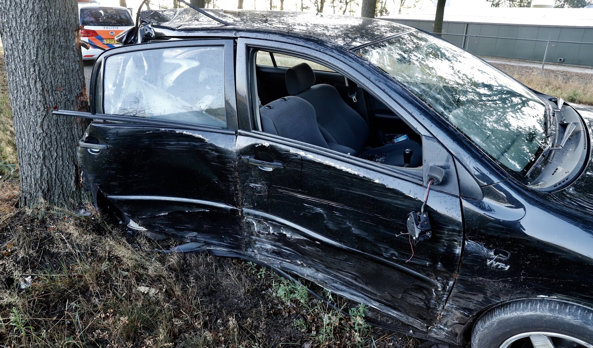 Automobilist gewond op De Quayweg in Landhorst.
