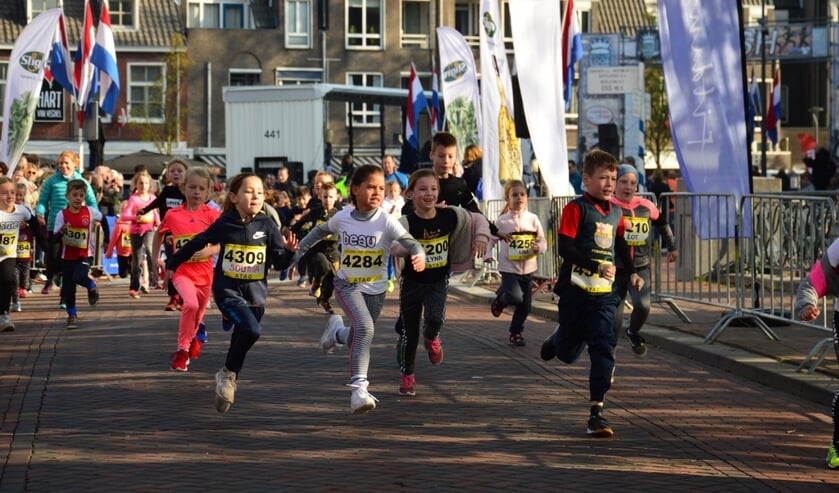 Kinderen kunnen zich gratis aanmelden voor de Kidsrun van 1 of 2.5 kilometer.