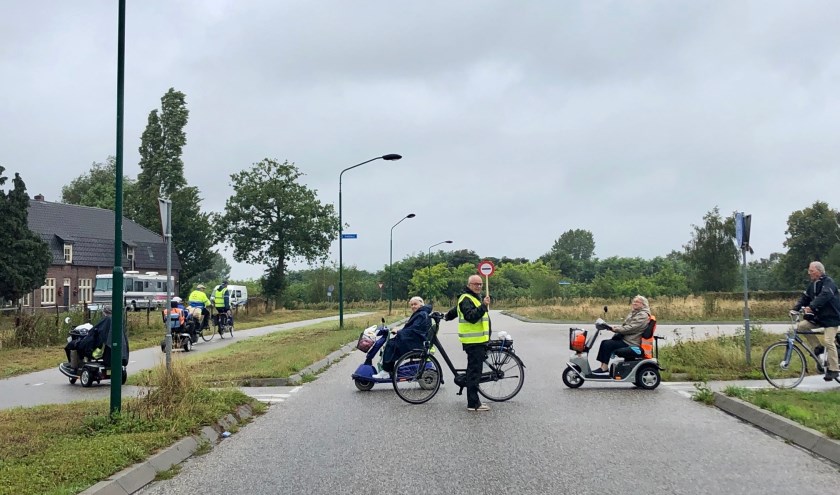 Scootmobieltocht in Cuijk.