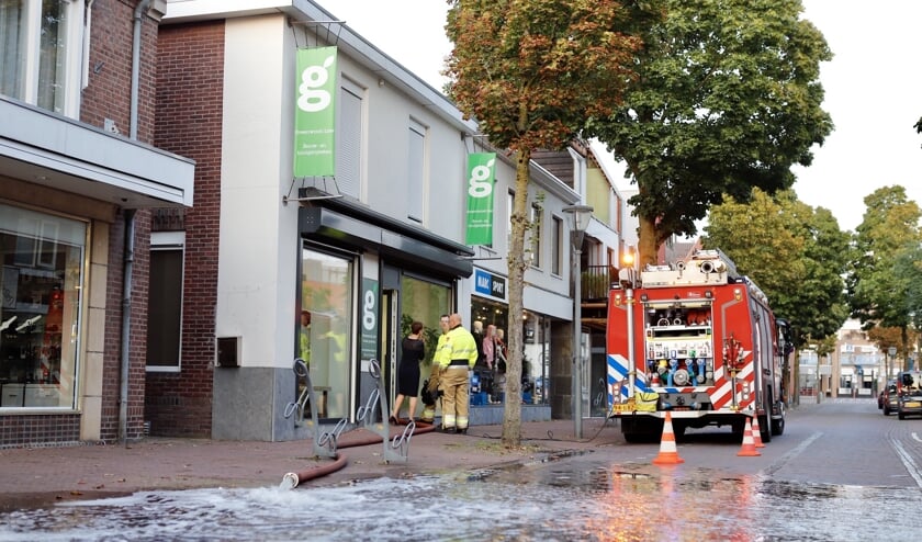 Wateroverlast in Cuijk.  
