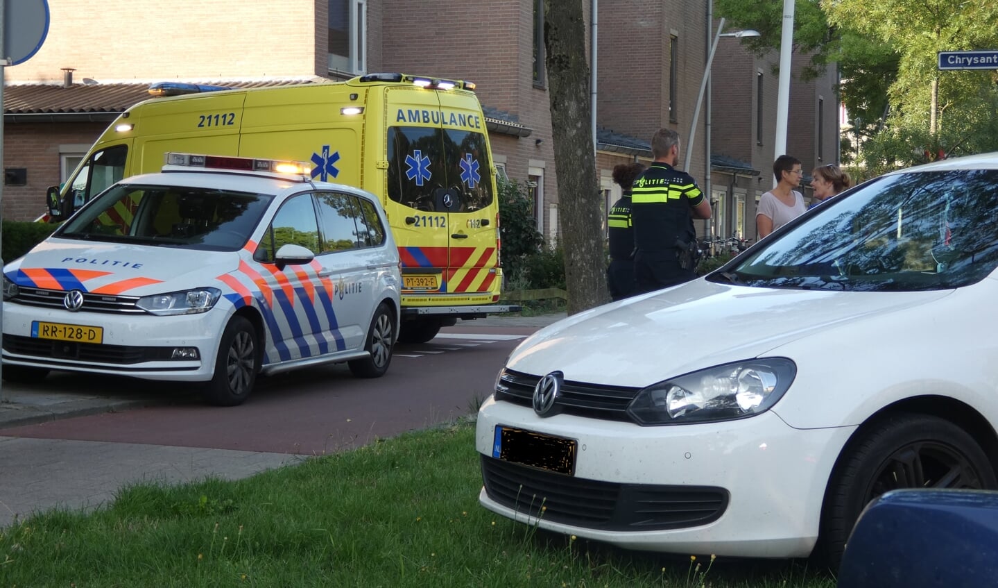 Ongeval op de Wethouder van Eschstraat. (Foto: Thomas)